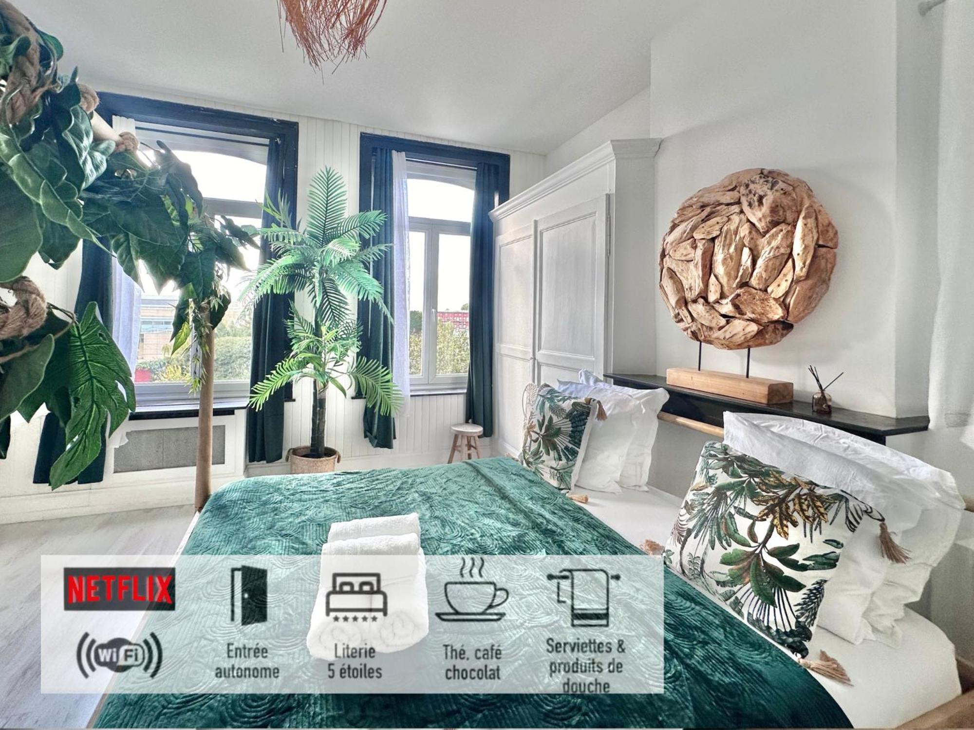 04 Tourcoing - St Barth Style Jungle Room Экстерьер фото